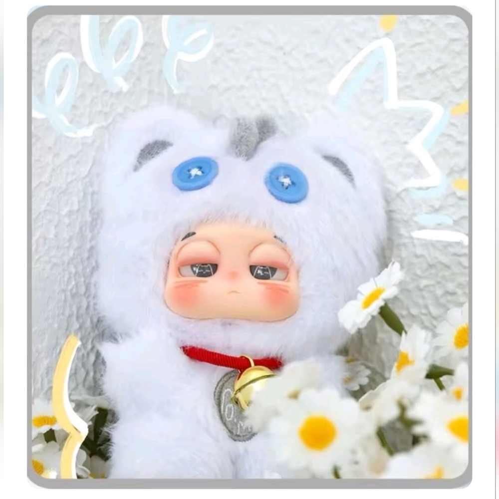 Derpkid Dragen Catcher Series Plush NEW - Catch The Snow Dragon
